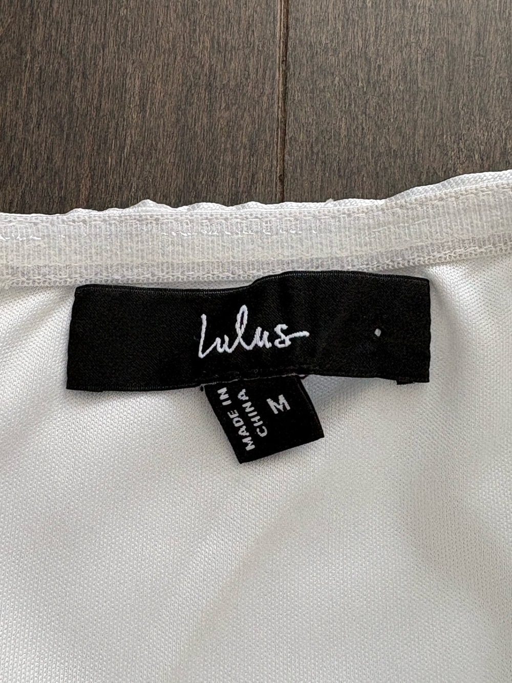 Lulus Utterly Pretty White Bow One-Shoulder Mini Dress with Pockets Bridal - Picture 8 of 11
